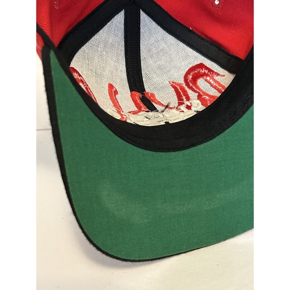 Chicago Bulls Snapback Cap Spell Out Hard to Find Wool Blend Hat AJD 90's - Picture 12 of 16